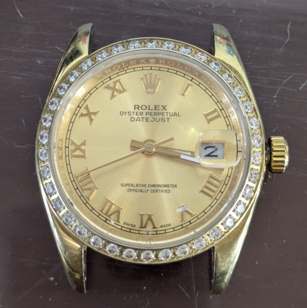 Gold Datejust with Diamond Bezel - Picture 5 of 8